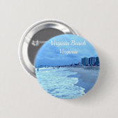 Virginia Beach, Virginia Ronde Button 5,7 Cm (Voorkant /achterkant)