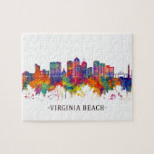 Virginia Beach Virginia Skyline Legpuzzel (Horizontaal)