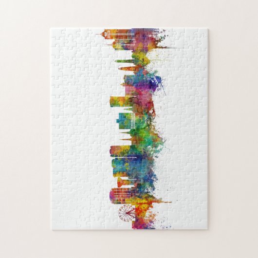 Virginia Beach Virginia Skyline Legpuzzel (Verticaal)