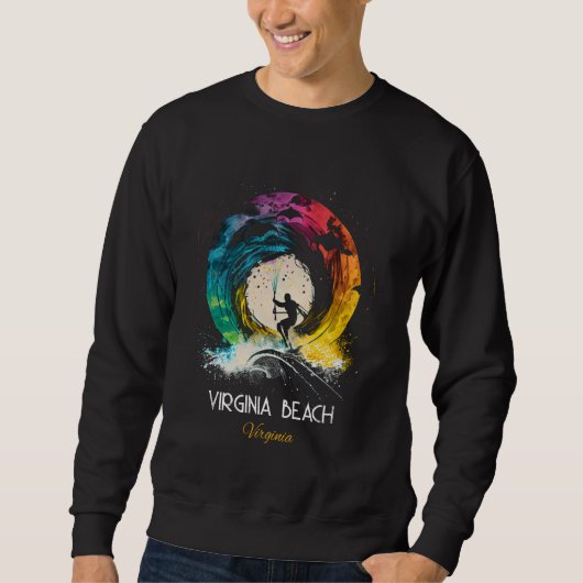 Virginia Beach Virginia Trui (Voorkant)