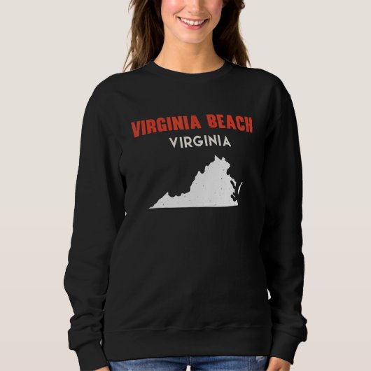 Virginia Beach Virginia USA State America Travel V Trui (Voorkant)