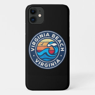 Virginia Beach Virginia VA  Nautical Waves Case-Mate iPhone Case