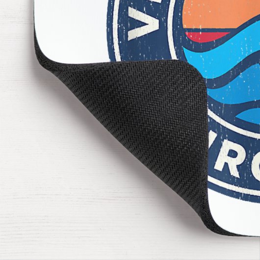 Virginia Beach Virginia VA Nautical Waves Muismat (Hoek)