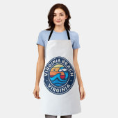 Virginia Beach Virginia VA  Nautical Waves Schort (Gedragen)
