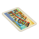 Virginia Beach Virginia VA Vintage Travel Briefkaa Magneet (Rechterzijde)