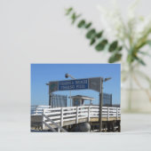 Virginia Beach Vissen Pier Briefkaart (Staand voorkant)