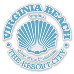 Virginia Beach (zeeschelp) Sticker
