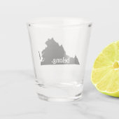 Virginia Belong State Map Shot Glas (Achterkant)
