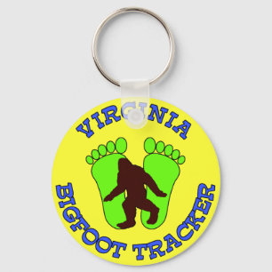 Virginia Bigfoot Tracker Sleutelhanger