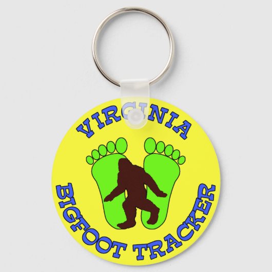 Virginia Bigfoot Tracker Sleutelhanger (Voorkant)