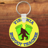 Virginia Bigfoot Tracker Sleutelhanger (Voorkant)