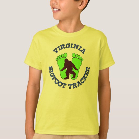 Virginia Bigfoot Tracker T-shirt (Voorkant)