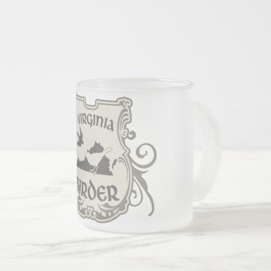 Virginia Birder Matglas Koffiemok (Voorkant rechts)