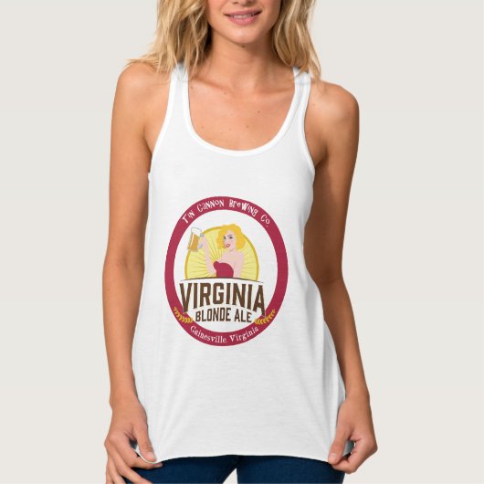 Virginia Blonde Tanktop (Voorkant)