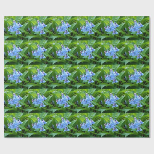 Virginia Bluebell Wrapping Paper Cadeaupapier (Vlak)