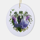 Virginia Bluebells Wildflower Keramisch Ornament (Links)
