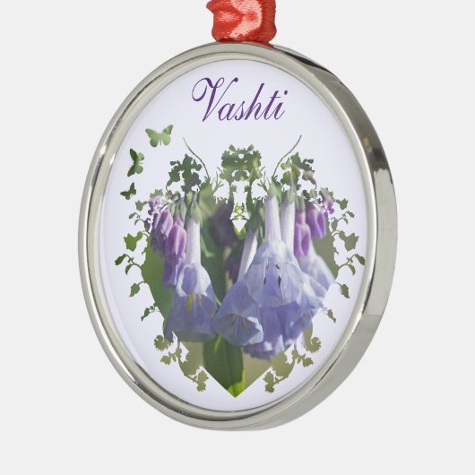 Virginia Bluebells Wildflower Metalen Ornament (Links)