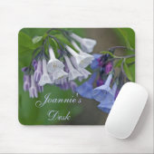 Virginia Bluebells Wildflower Muismat (Met muis)