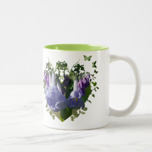 Virginia Bluebells Wildflower Tweekleurige Koffiemok