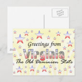 Virginia Briefkaart (Voorkant / Achterkant)