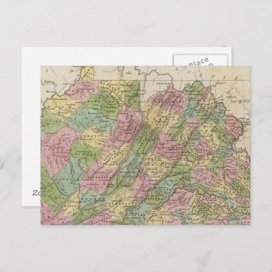 Virginia Briefkaart (Voorkant / Achterkant)