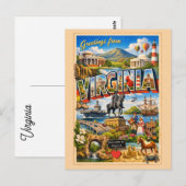 Virginia Briefkaart (Voorkant / Achterkant)