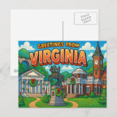 VIRGINIA-Briefkaart Briefkaart (Voorkant / Achterkant)
