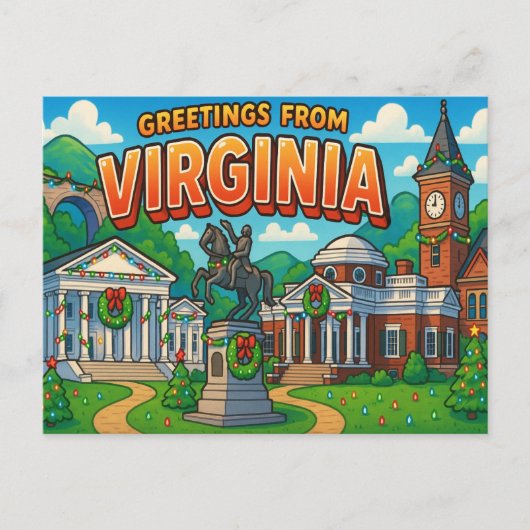 VIRGINIA-Briefkaart Briefkaart (Voorkant)