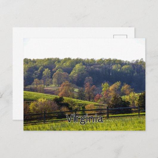 Virginia Briefkaart Souvenir (Voorkant / Achterkant)