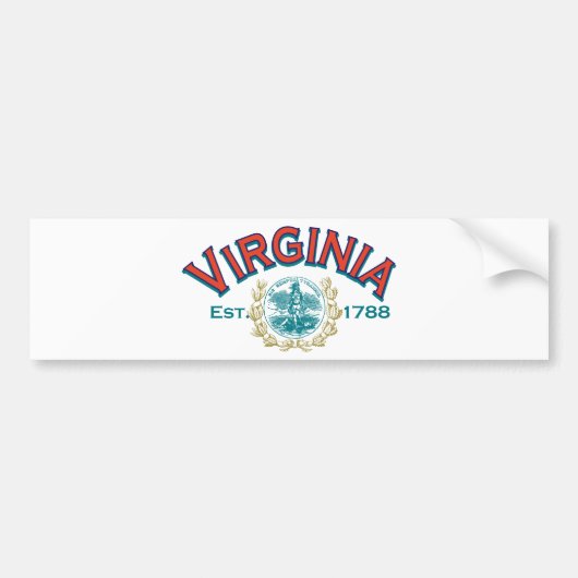 Virginia Bumpersticker (Voorkant)