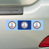 Virginia Bumpersticker (Op auto)