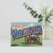 Virginia Cannon History Capitol Briefkaart (Staand voorkant)