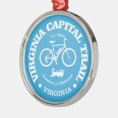 Virginia Capital Trail (fietser) Metalen Ornament (Links)