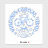 Virginia Capital Trail (fietser) Sticker (Vel)