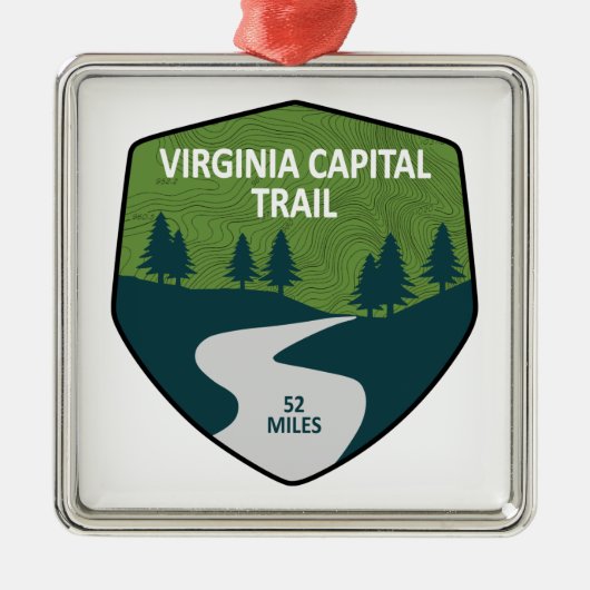 Virginia Capital Trail Metalen Ornament (Voorkant)