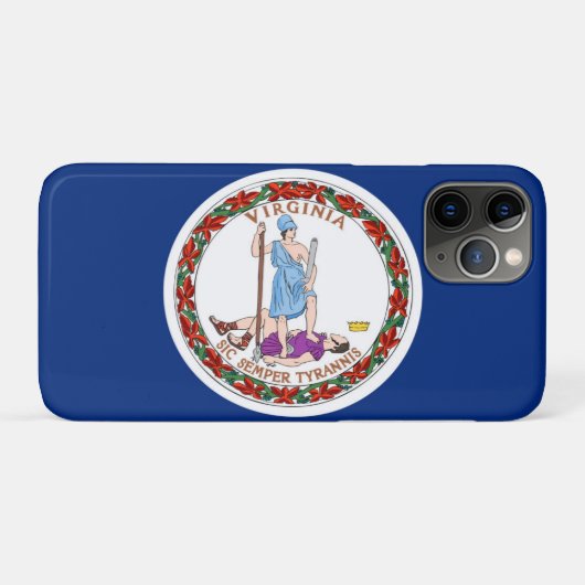 Virginia Case-Mate iPhone Case (Achterkant (horizontaal))