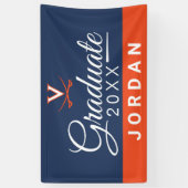 Virginia Cavalier Afgestudeerde Spandoek (Verticaal)