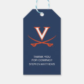 Virginia Cavaliers | AFSTUDEREN Cadeaulabel (Voorkant)