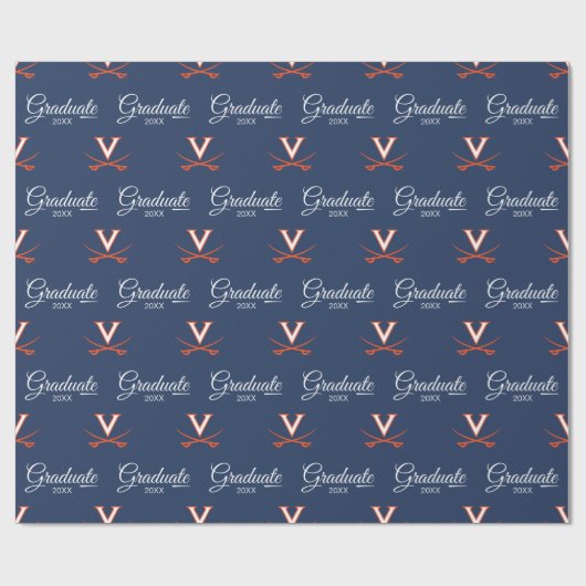 Virginia Cavaliers | AFSTUDEREN Cadeaupapier (Vlak)