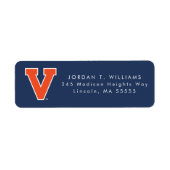 Virginia Cavaliers | AFSTUDEREN Etiket (Voorkant)