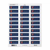 Virginia Cavaliers | AFSTUDEREN Etiket (Full Sheet)