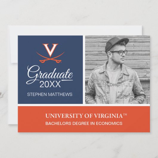 Virginia Cavaliers | AFSTUDEREN Kaart (Voorkant)
