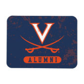 Virginia Cavaliers Alumni Distress Magneet (Horizontaal)