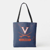 Virginia Cavaliers Alumni in de war Tote Bag (Achterkant)