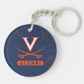 Virginia Cavaliers-alumni in wanhoop Sleutelhanger (Achterkant)