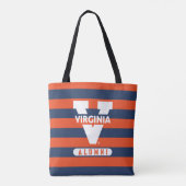 Virginia Cavaliers Alumni Stripes Tote Bag (Achterkant)