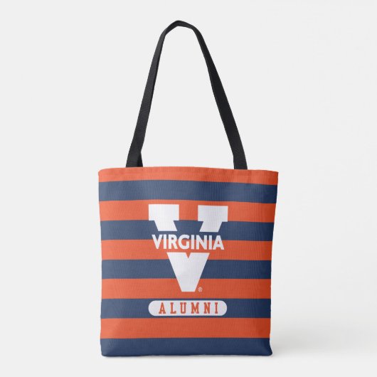 Virginia Cavaliers Alumni Stripes Tote Bag (Achterkant)