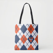 Virginia Cavaliers Argyle Tote Bag (Voorkant)
