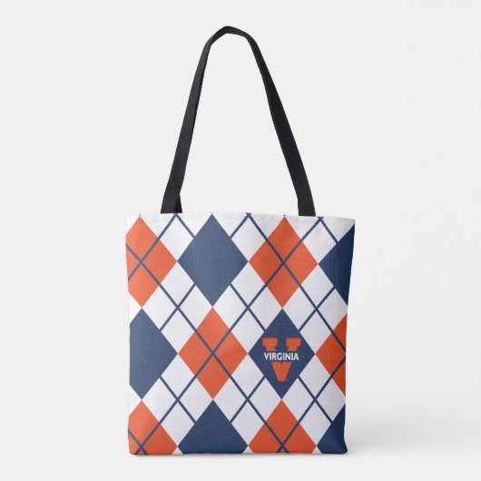 Virginia Cavaliers Argyle Tote Bag (Achterkant)