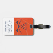Virginia Cavaliers Basketbal Bagagelabel (Achterkant horizontaal)
